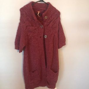 Free people long cardigan